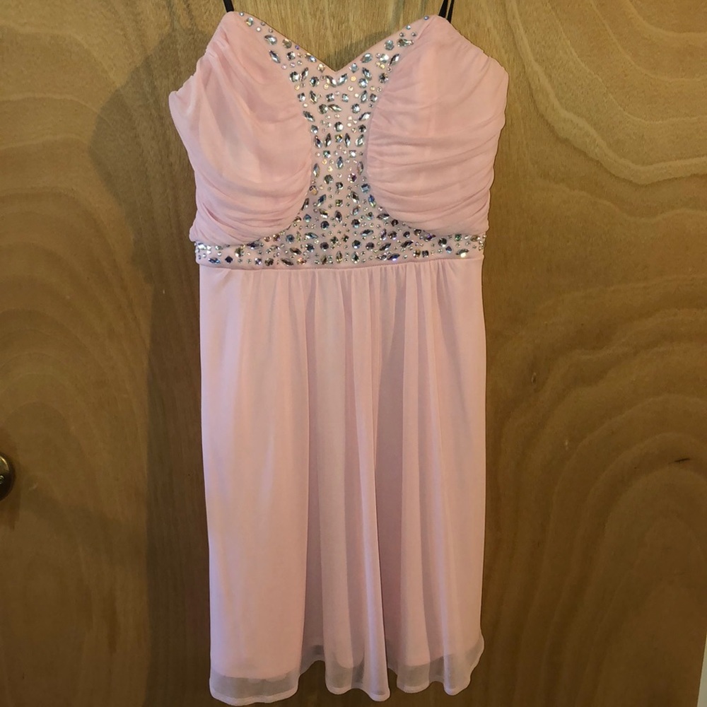 Strapless Pink Dress